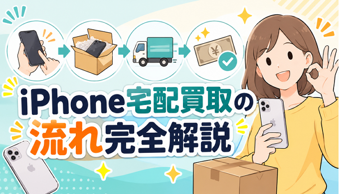 サムネ画像「iphone宅配買取の流れ」