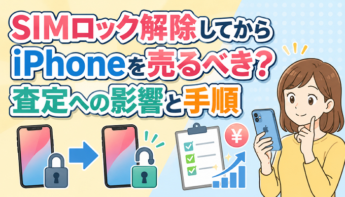 サムネ画像「simロック解除してから売る」