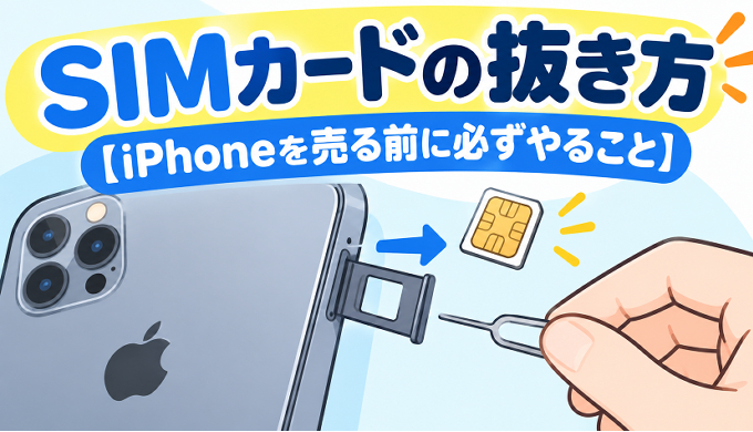 サムネ画像「SIMカードの抜き方」