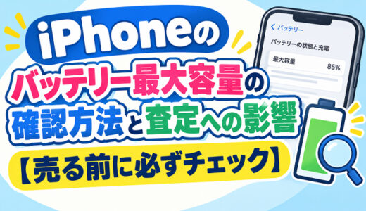 サムネ画像「iPhoneのバッテリー最大容量」