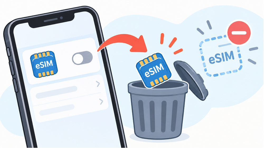 eSIMの削除