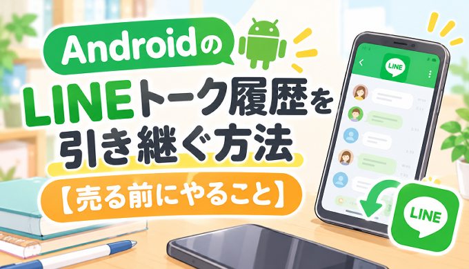 サムネ画像「AndroidのLINE引継ぎ」